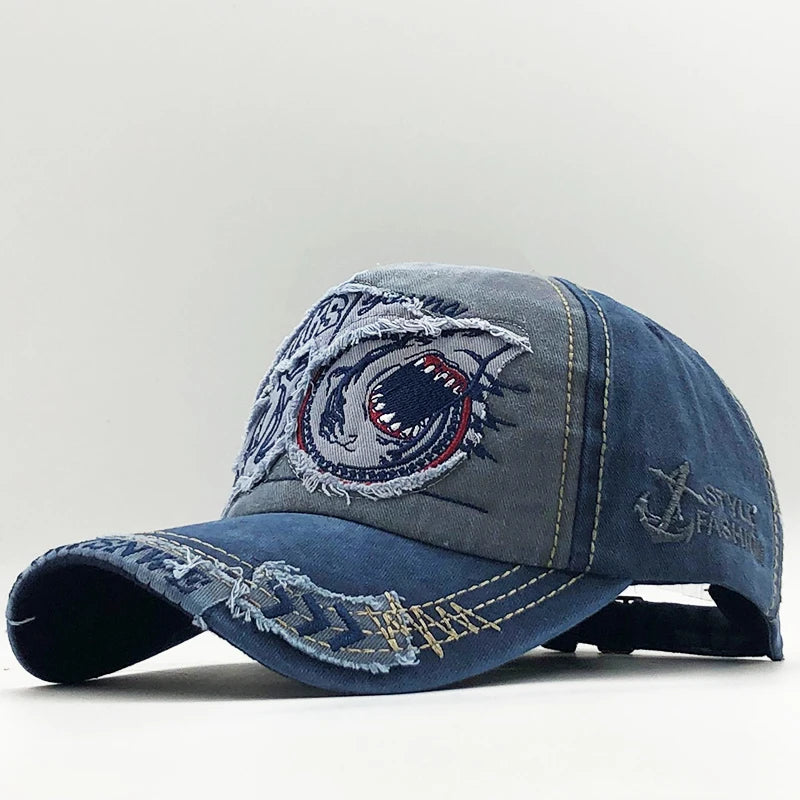 New Cotton Men baseball cap for women snapback hat Shark embroidery bone caps gorras casual casquette men baseball hats