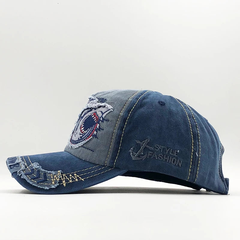 New Cotton Men baseball cap for women snapback hat Shark embroidery bone caps gorras casual casquette men baseball hats