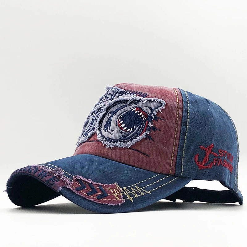 New Cotton Men baseball cap for women snapback hat Shark embroidery bone caps gorras casual casquette men baseball hats