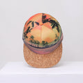 NUZADA Brand Spring Summer 3D Printing Baseball Cap Men Women Couple Polyester Cotton Hat Wooden Beach Vacation Snapback Cap